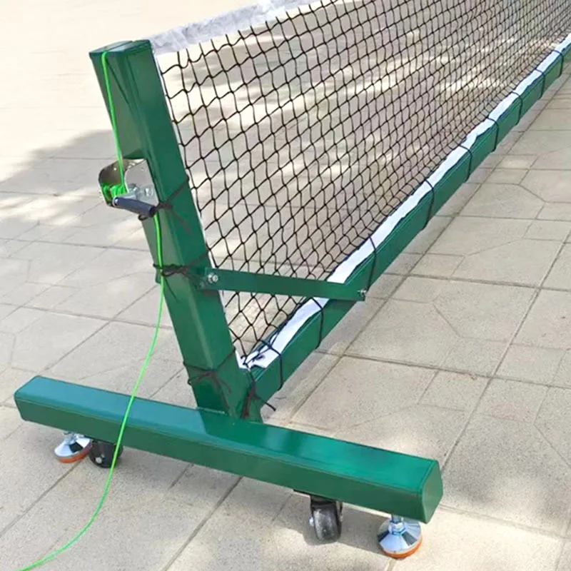 Outdoor sport portable movable tennis net and post pickleball post badminton tennis court aluminium alloy tennis post