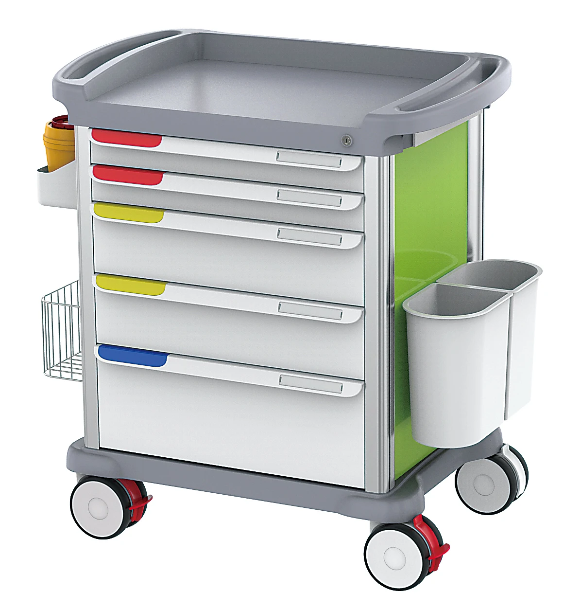 Тележка для доставки лекарств, медицинская тележка для лекарств, тележка для экстренных случаев