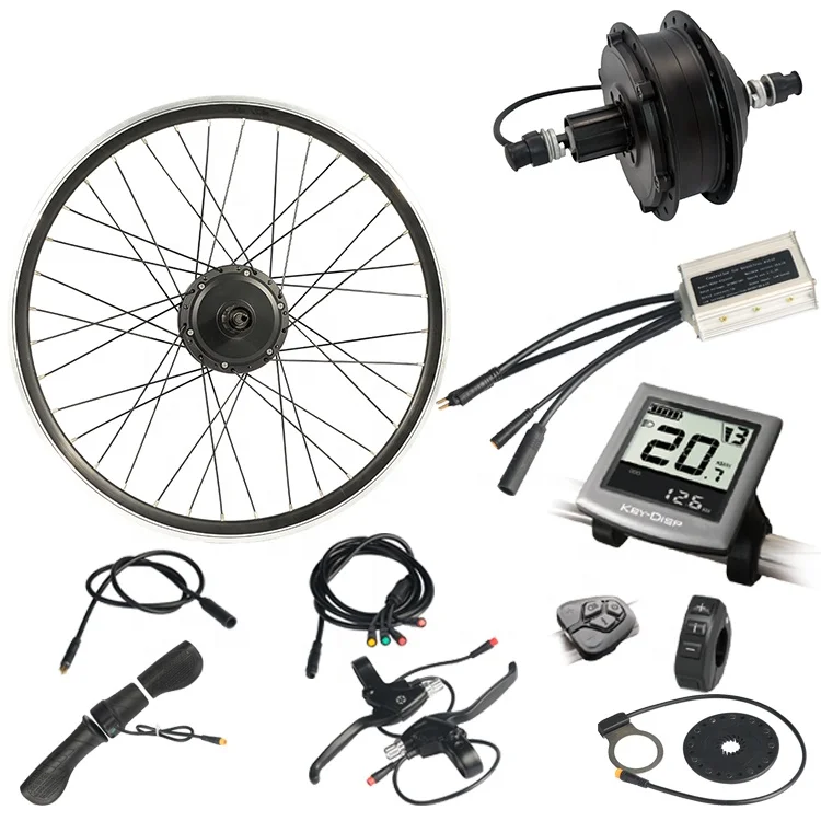 Комплект для электровелосипеда CZJB колеса 26 дюймов 36 в 500 Вт хаб с мотором