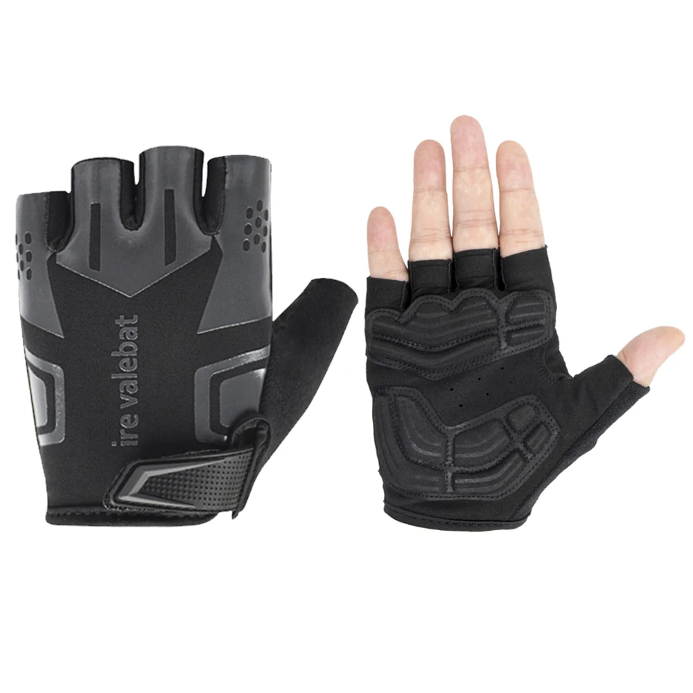 Custom Half Finger Anti Slip Protection Cycling Gloves for Outdoor Bike Riding