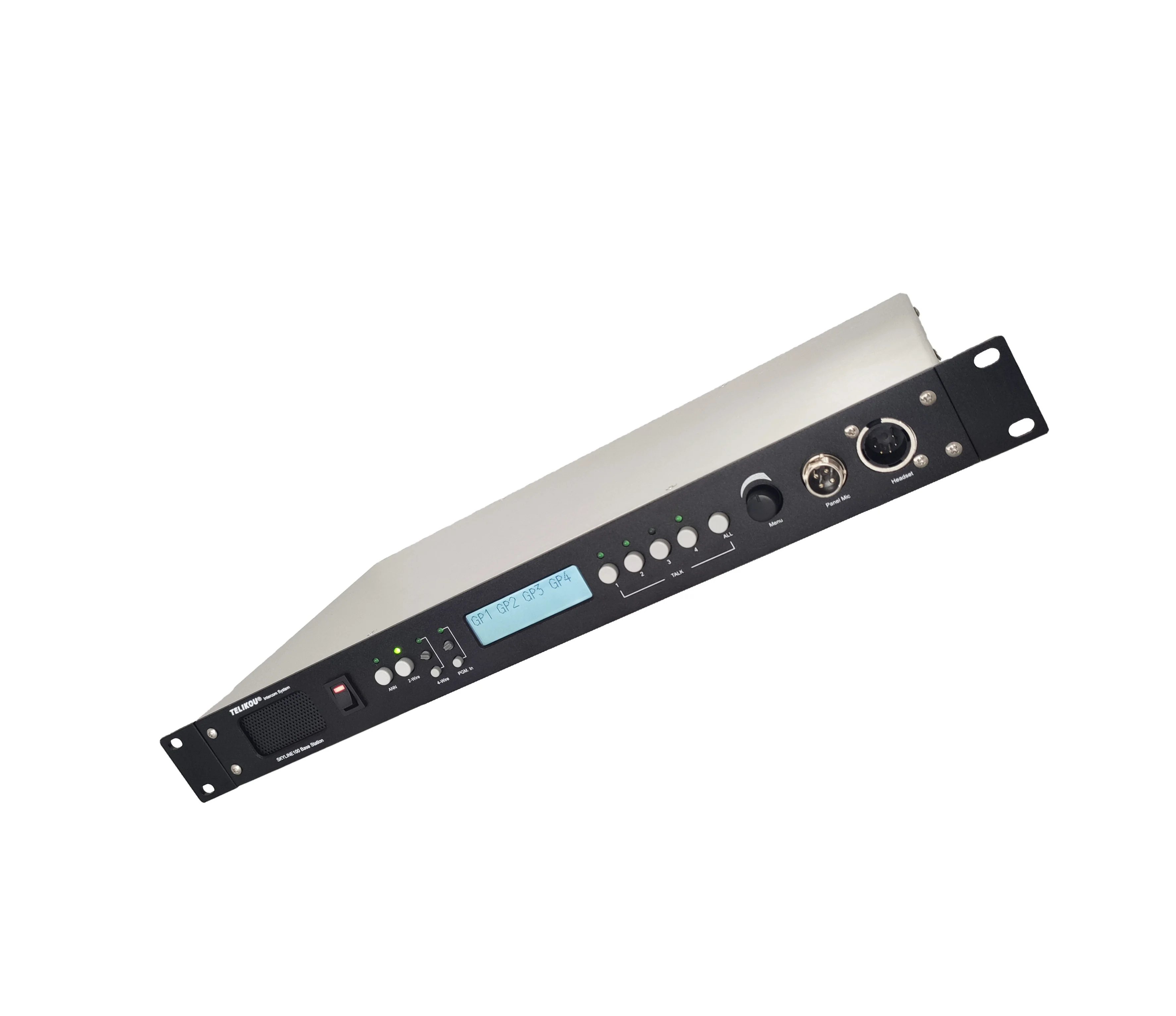 TELIKOU SKYLINE-100 wireless four channel master station long range for stage theatre broadcast audio video lighting
