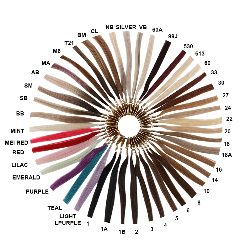 Hot Selling Virgin Cuticle Aligned Russian Hair 20 inch 22 inch Double Drawn Nano Ring Tip Human Hair Extensions