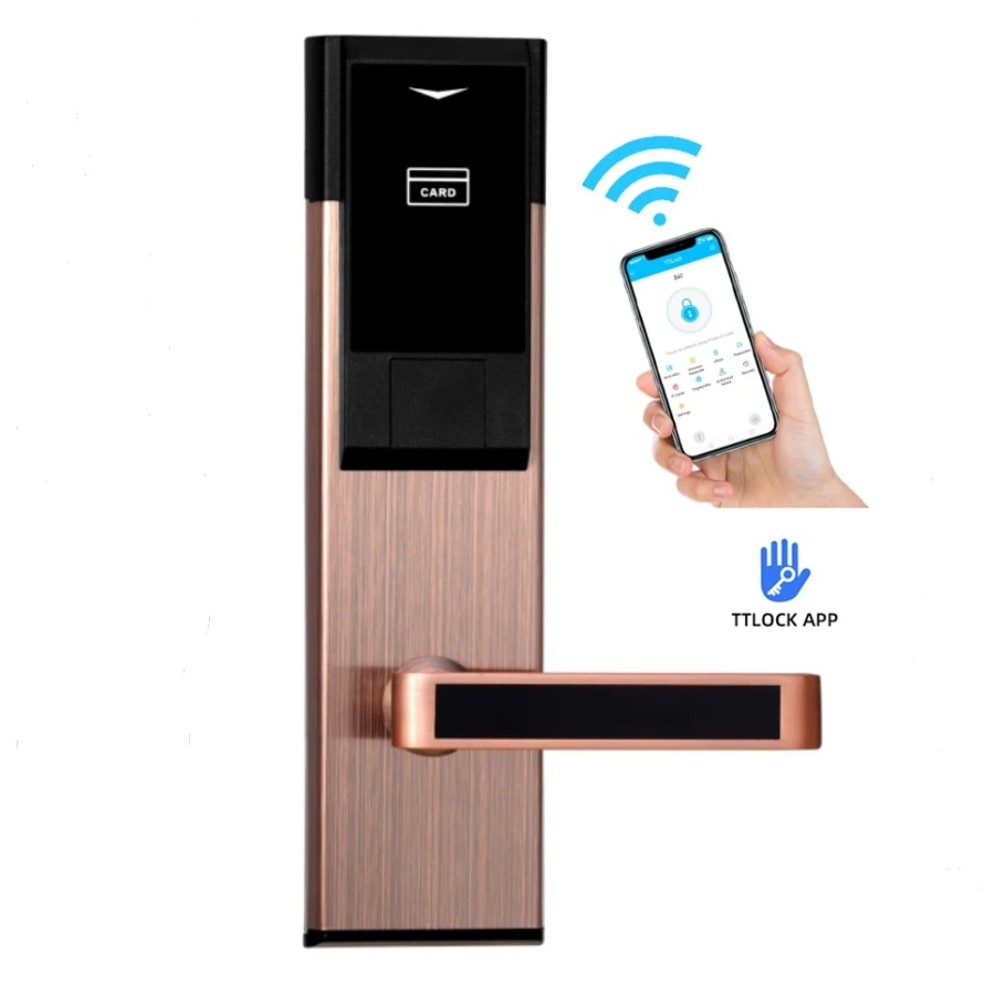 New model TT hotel lock card unlock App unlock gateway WIFI remote online control TTHotel App software