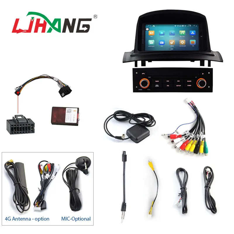 Android 13 8+128G Car multimedia stereo DVD Player radio For RENAULT Megane II/Fluence 2002-2008 gps navigation