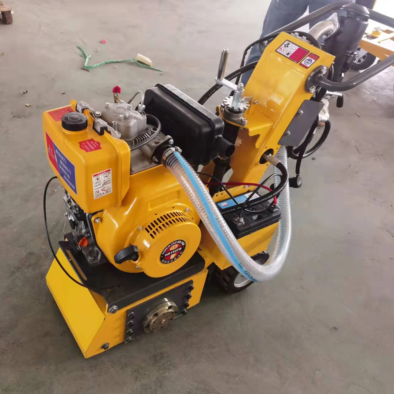 Gasoline Road marking line removal machine  Hot Melt and Cold Paint Marking Line Removing machine