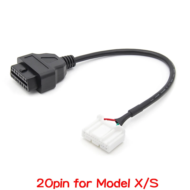 car obd connector New items OBD 2 obd adapter for Tesla Car 20pin cable