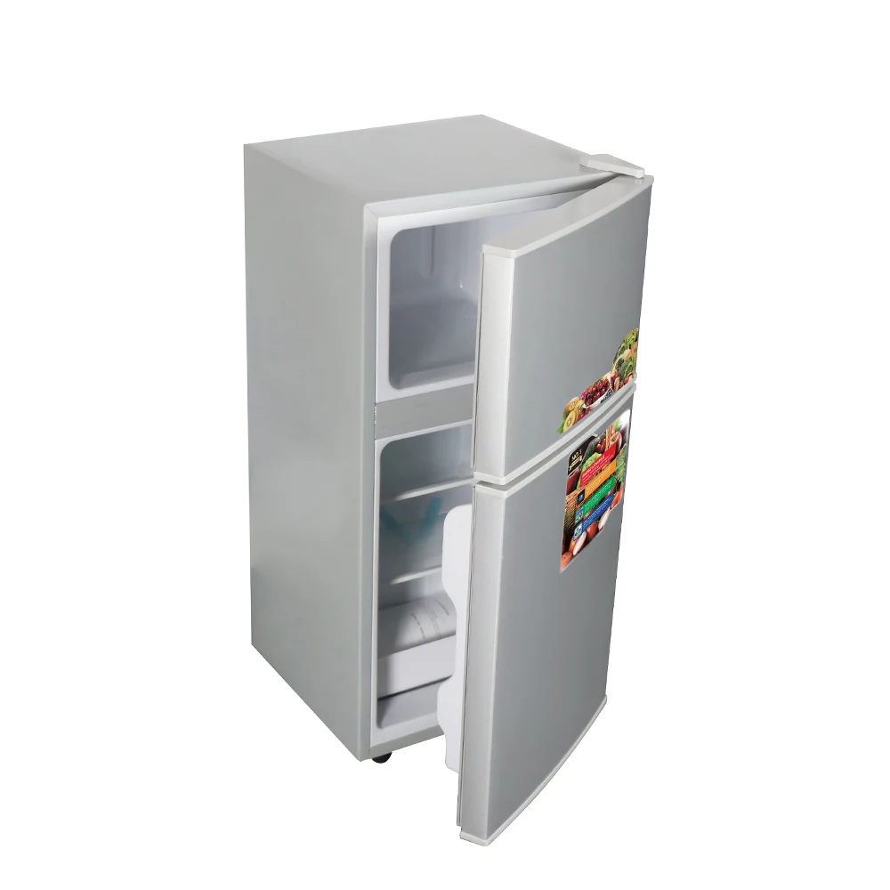 BCD-78 Mini Size Defrost Double Swing Door Vertical Household Refrigerator With Compressor