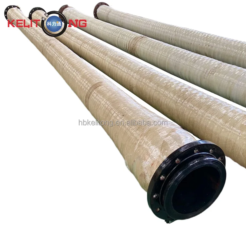 High quality fiberglass heat resistant hose Fire-resistant cooling water rubber hose