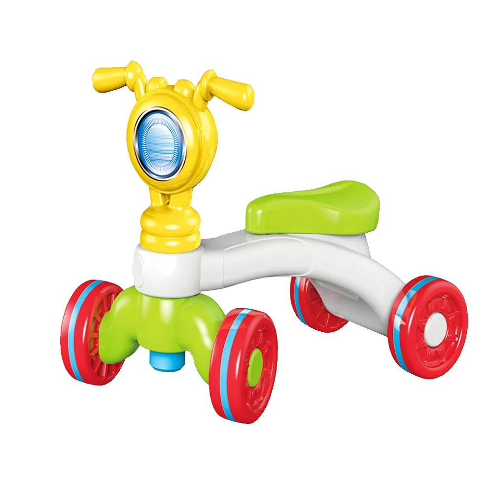 Cartoon balance bike ride on car toys baby walker bike toy early education toy