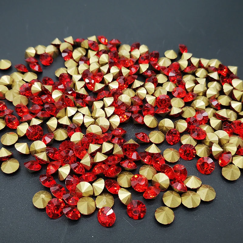 Factory Wholesale Crystal Rhinestones Chaton Glass Stones ss4-ss38 Crystal Point Back Rhinestones