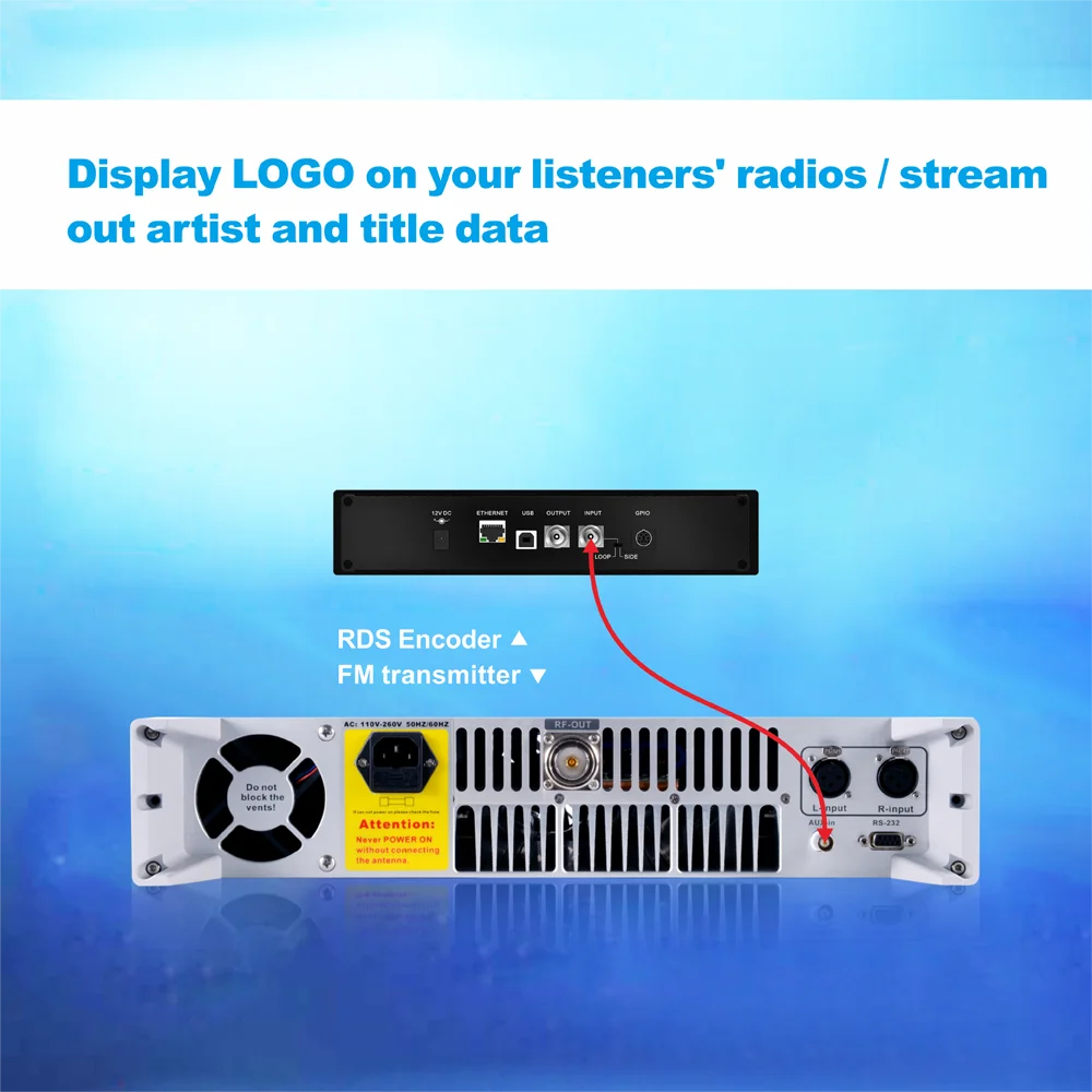 FMUSER 500 Вт/600 Вт 600 Вт FM трансляция 87-108 МГц передатчик + кодировщик RDS с TA MPX in RDS OUT