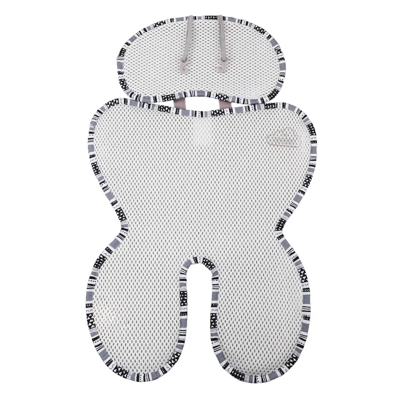 Wholesale Comfortable and Breathable 3D Mesh Cloth Stroller Seat Cushion Safe and Secure Pillow for Napping On-The-Go