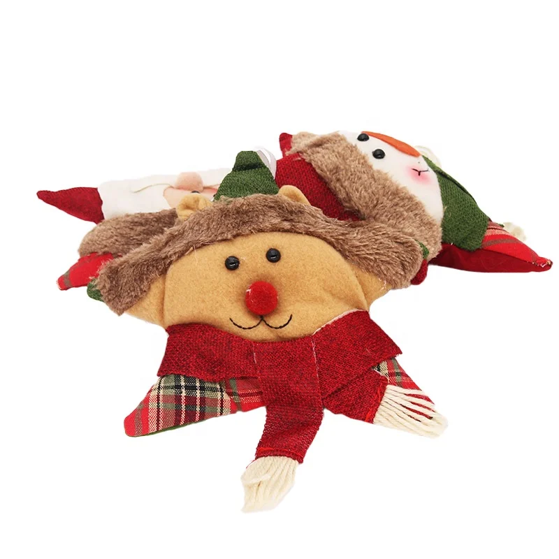 christmas dolls ornament pendant decoration flower wreath ornaments