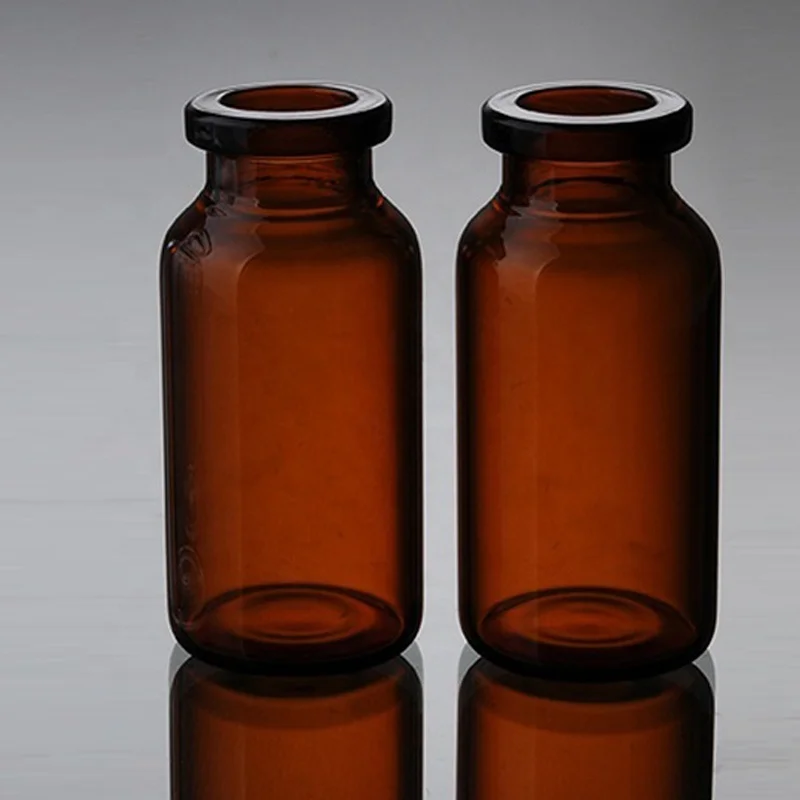 USP Type I clear or amber dual chamber neutral borosilicate glass tubular pharmaceutical glass vial 1ml to 50ml