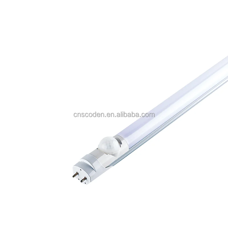 18W T8 LED Tube Radar Motion Sensor 1200mm Lighting Lamp for Underground Parking 2ft/3ft/4ft/5ft Aluminum + PC Tube Lights