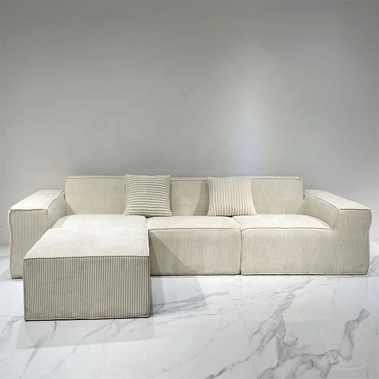 Direct Sales Living Room Furniture Modular Couch Sectional Vacuum Packing  White Foam Sponge Machine Air Compression Sofa Set