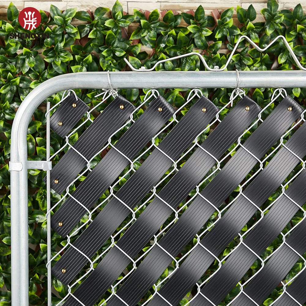 Wholesale Used Black Industry Slats Chain Link Fencing Price For Sale Gate Accessories Privacy Fence