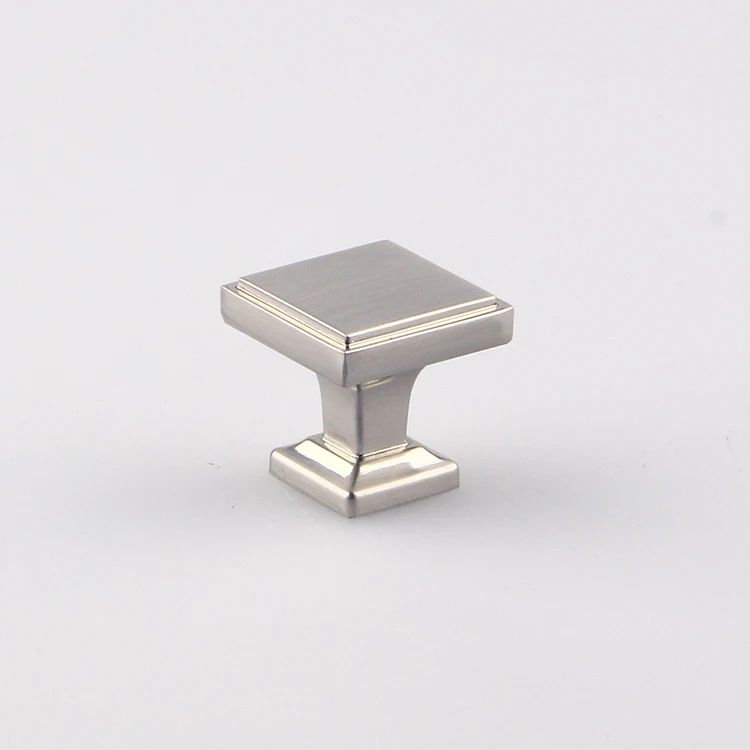 America style aged bonze zinc alloy square cabinet furniture knob handle