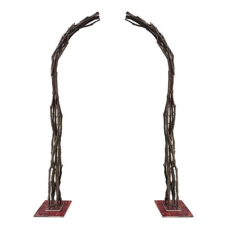Hot sale 2024 Wood Frame Wedding Flower Arrangement Handmade Floral wedding arch floral arrangements for wedding decoration