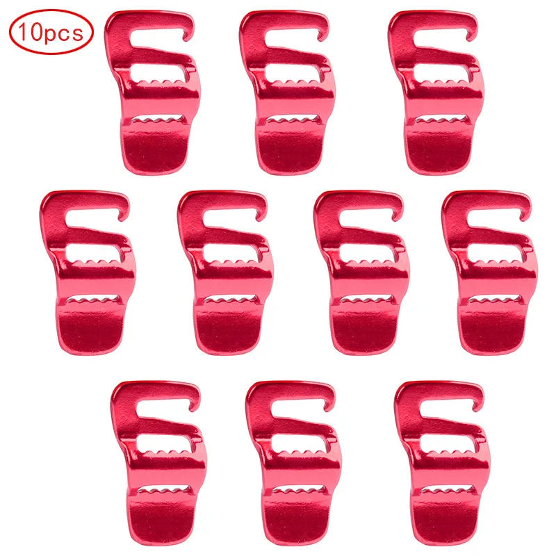 
Outdoor ultra-light strapping rope metal hook suitcase backpack binding with quick release buckle 