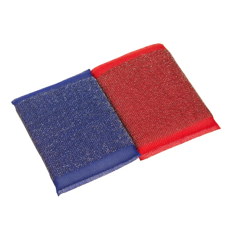 Power cleaning heavy-duty pot pan scrubbing stainless steel wire sponge for kitchen