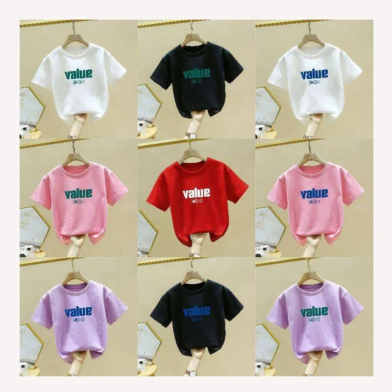 Sequins T-Shirt for Girls Kids Magic Sequin Reversible Clothes Cotton Casual Wear Summer Cute Tops Tee Infant Baby Girl T Shirt
