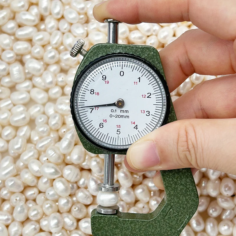 bulk loose genuine fresh water rice pearls stones color beads by the kilos for jewelry making Customized drilling size perle