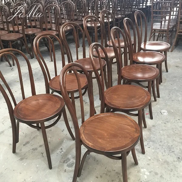 Antique Vintage Bentwood French Style Banquet Living Room Solid Wooden Dining Thonet Chair For Wedding Reception