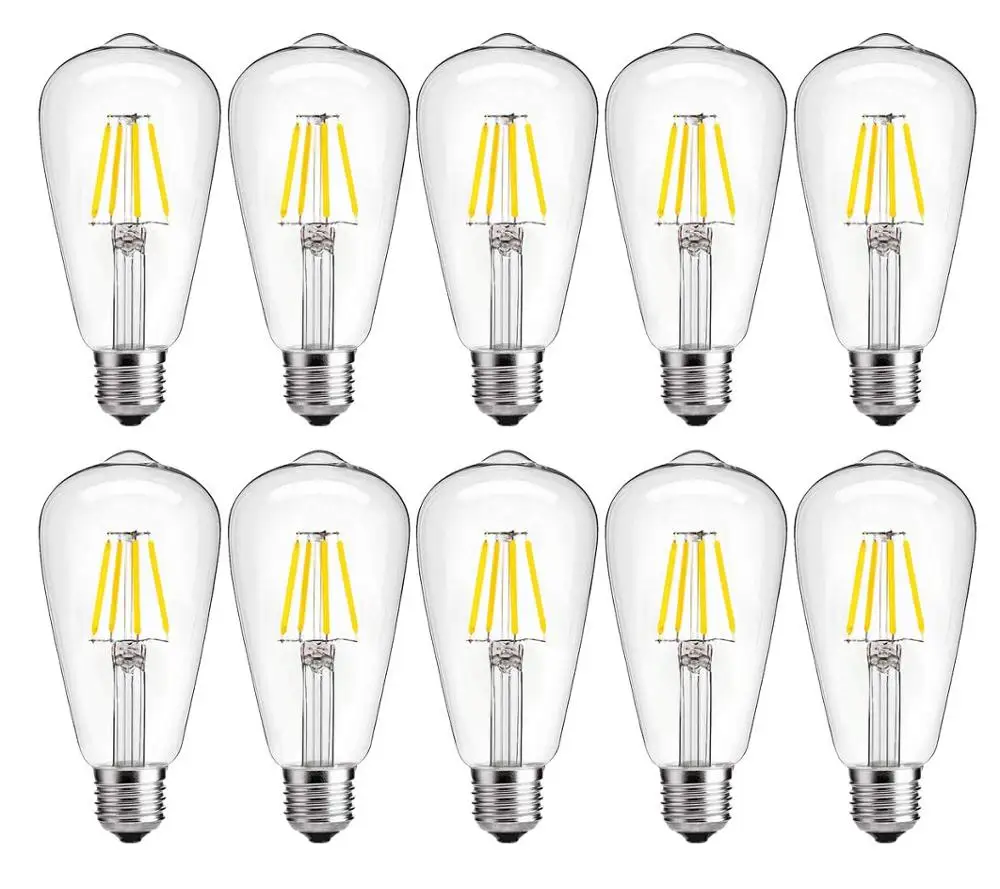 Промышленная античная декоративная энергосберегающая настенная лампа Эдисона E26 E27 2700k 4 Вт st64 Светодиодная