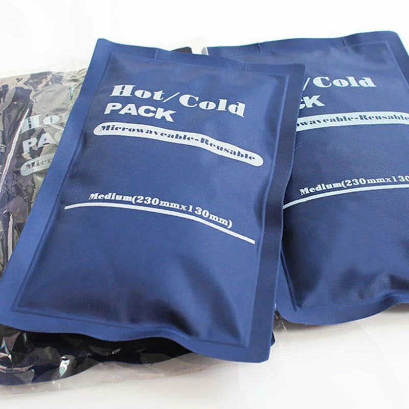 Reusable Hot and Cold Gel Ice Pack Wrap Hot and Cold Therapy Solution for Injuries - for Knees, Back, Shoulders