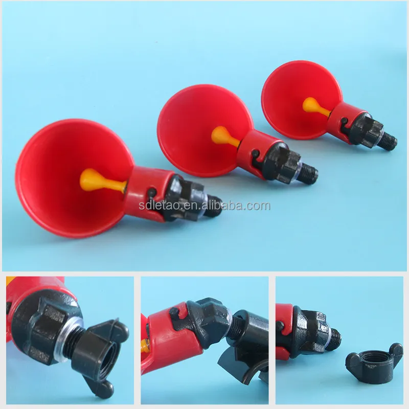 Automatic birds drinker chicken pigeon drinking bowl quail  water drinker with cup