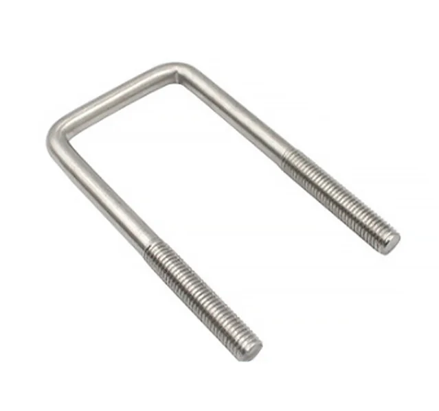 U bolt All Sizes SS304 316 M6 M8 M10 Pipe Clamp Square Bending Nut Washer Truck Boat U Bolts