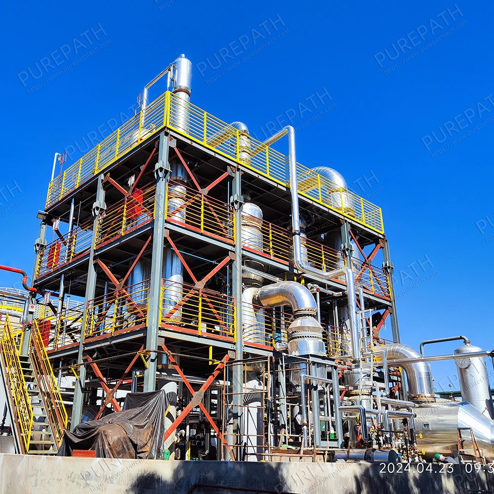 Used Engine/Motor Oil Recycling Machines To Re-Refining Used Oil To Base Oil