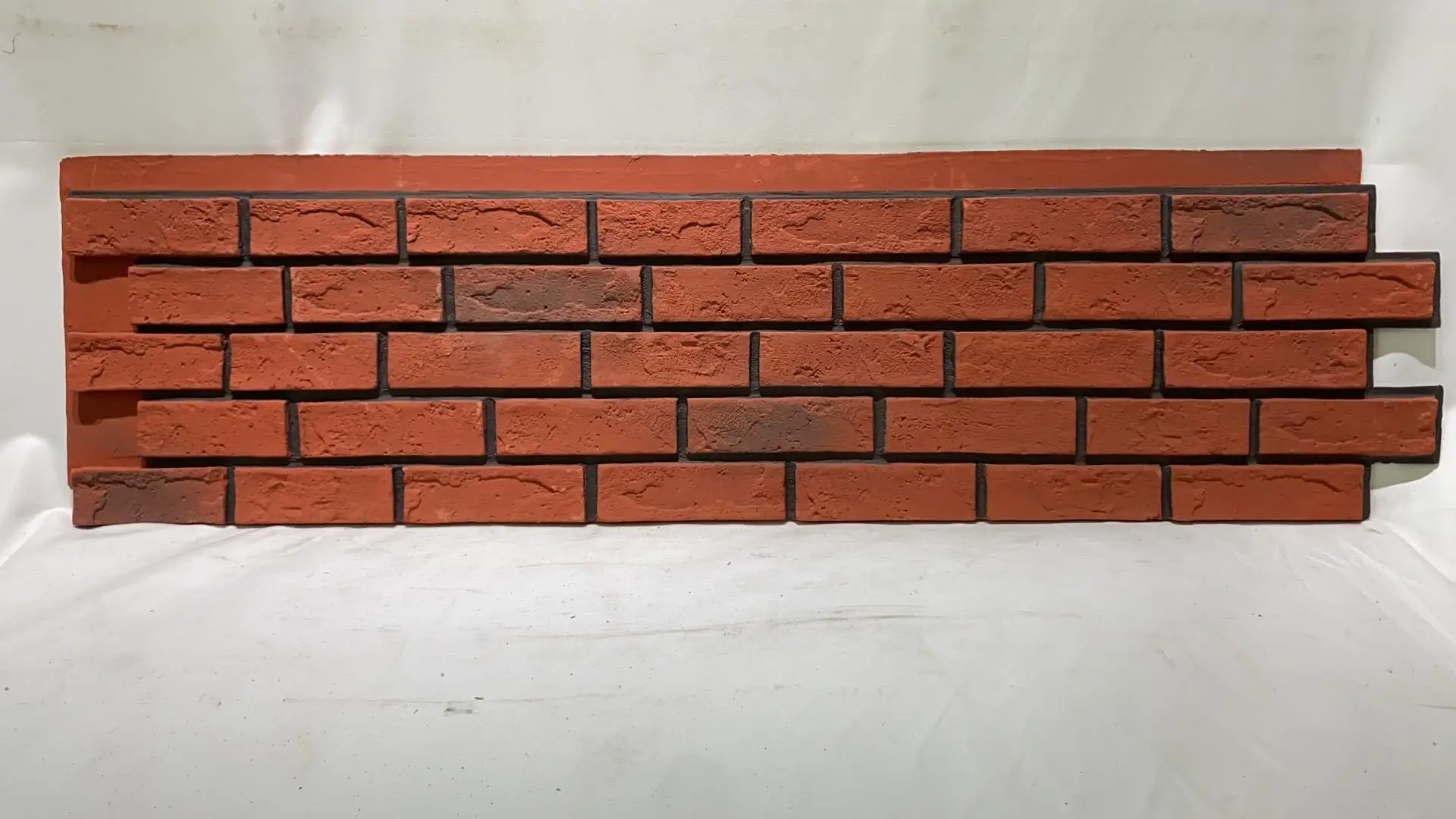 High Quality Interior Exterior Lightweight Polyurethane PU Faux Brick Veneer Wall Tiles Panel PU Foam Culture Red Bricks Panels