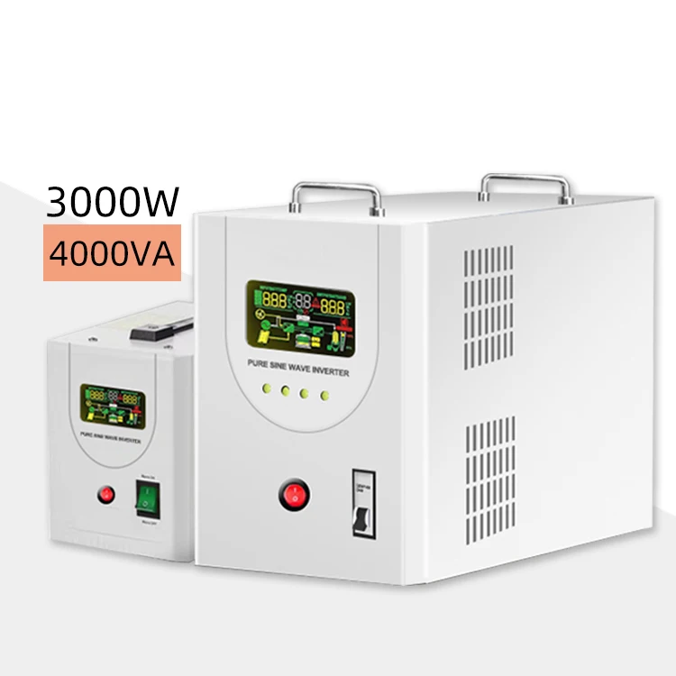 Low Frequency Off Grid Dry Contact Inverter 24V 48V 6KW DC to AC Pure Sine Wave 6000W Power Inverter