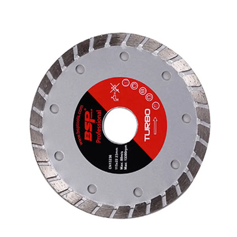 Fine Turbo Sintered Diamond Blade 115mm Cutting Disc For Masnory 4.5 Inch