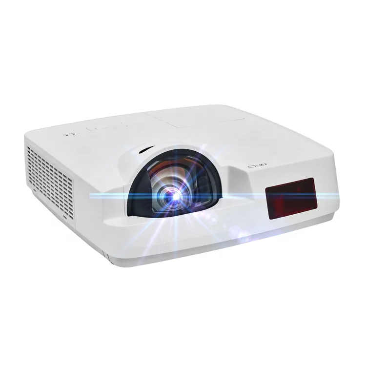 10 Year Factory Native Short Throw Conference School Projector 3lcd 3700 ANSI Lumens  Digital Projector  3D Built-in FCC