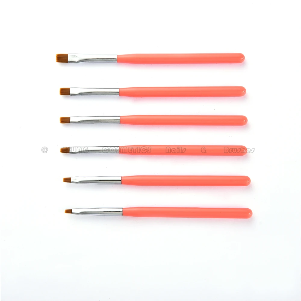 
Hot Selling Nail Brush Gel Nail Art Polishing Flat Top Applicator Brush 