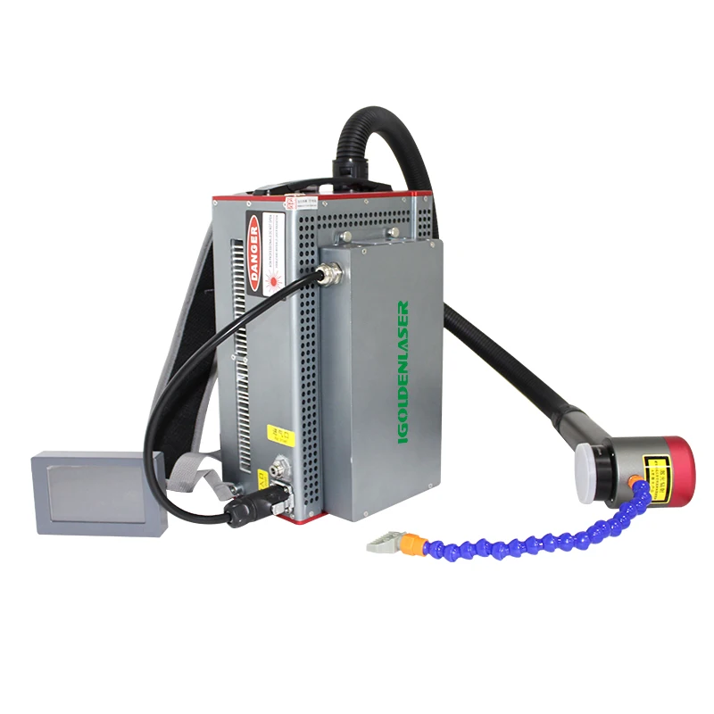 Portable Small Pulse Handheld Laser Cleaning Machine  Rust Removal for Metal Surface