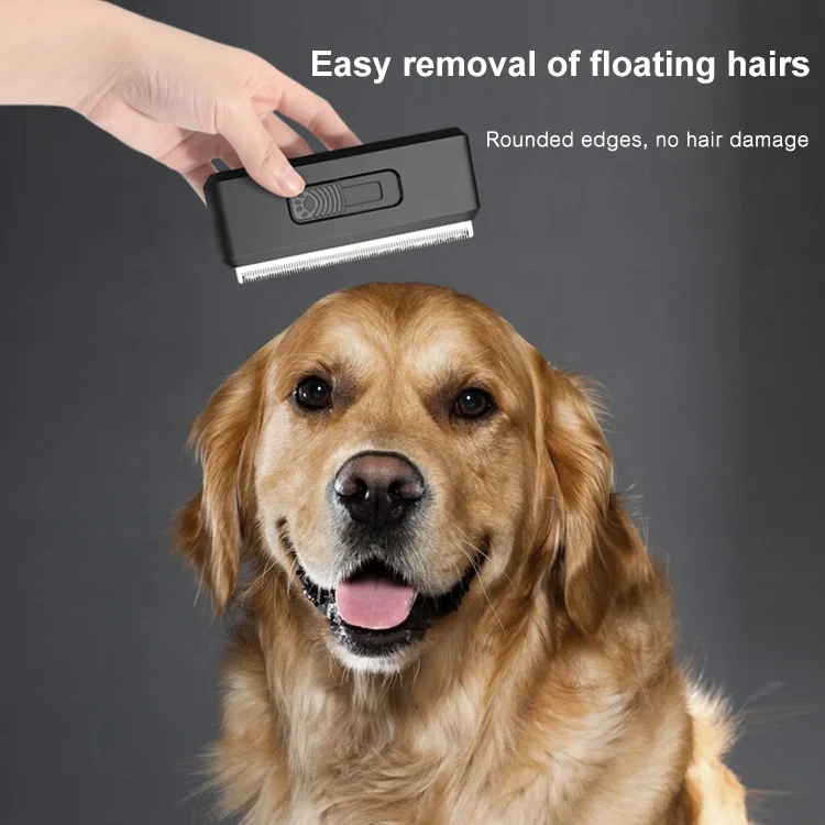 Portable Double Blade Pet Brush for Short and Long Hair Pet Cat Brush Self-Cleaning Dog Brush for Floating Hair Dog Comb