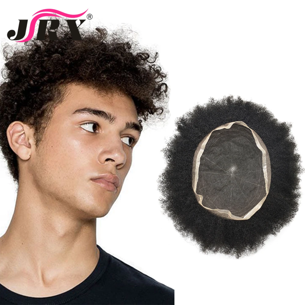 4 мм плотные вьющиеся человеческие волосы на полной сетке сменный парик для волос 8x10 дюймов африканские мужские волосы парик