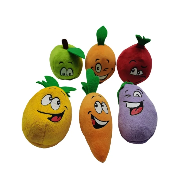 
Custom High Quality Various Types Fruit Toy Professional Custom Shape Plush Fruit Toys Mango 