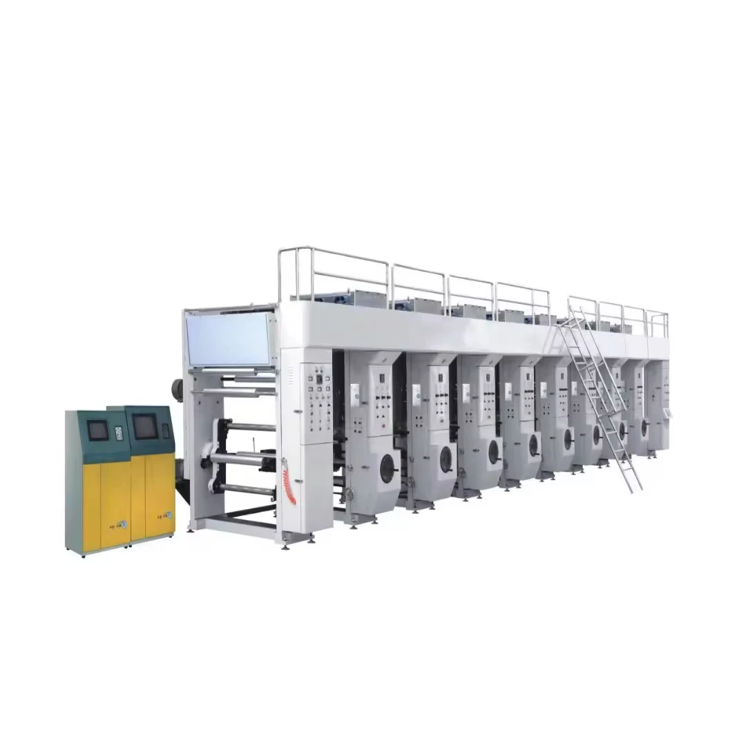 ZRAY-B 2 Colors Aluminum Foil Rotogravure Printing Press Machine Price Pe Gravure Printing Machine