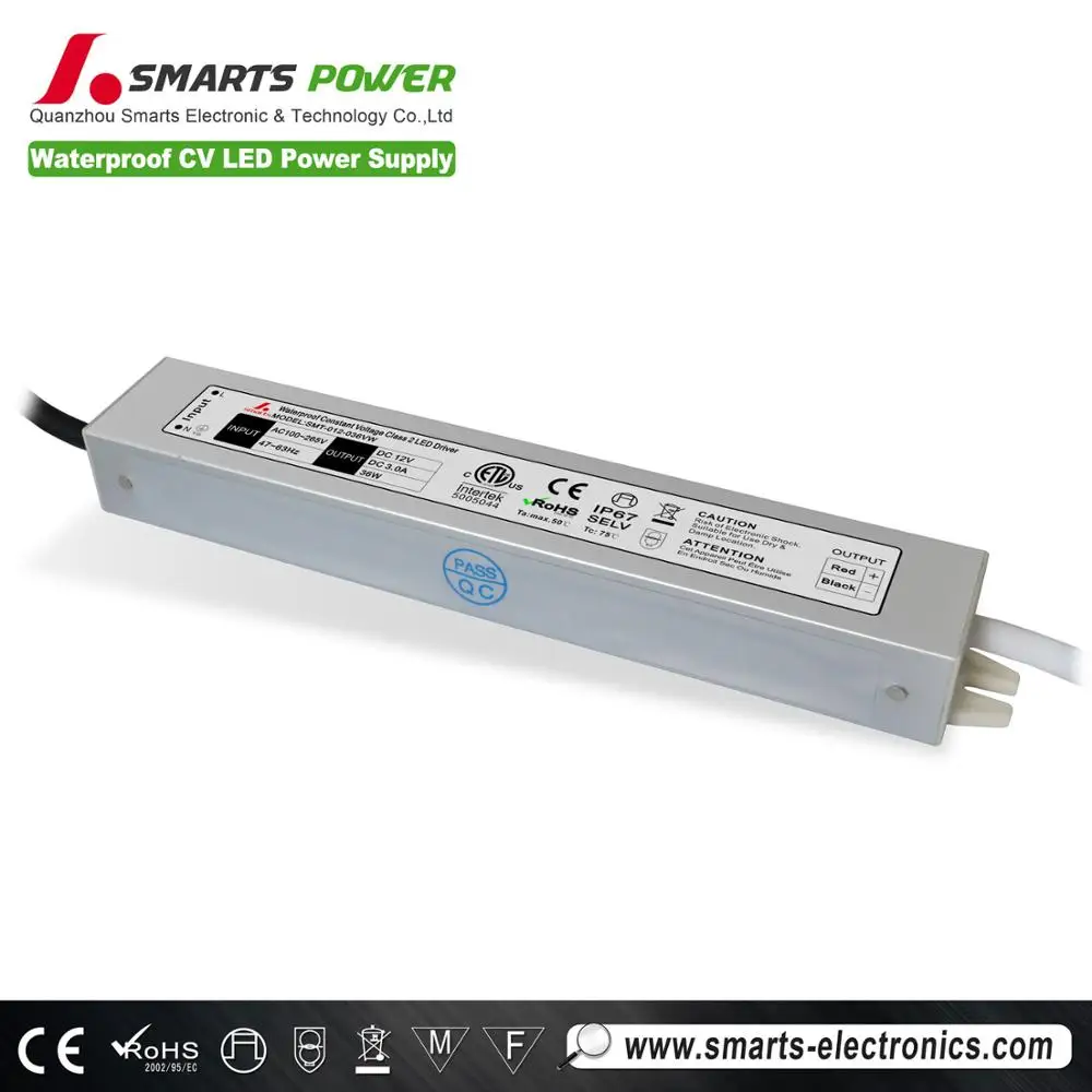 12v 3a 36w constant voltage waterproof LED driver power supply for LED display