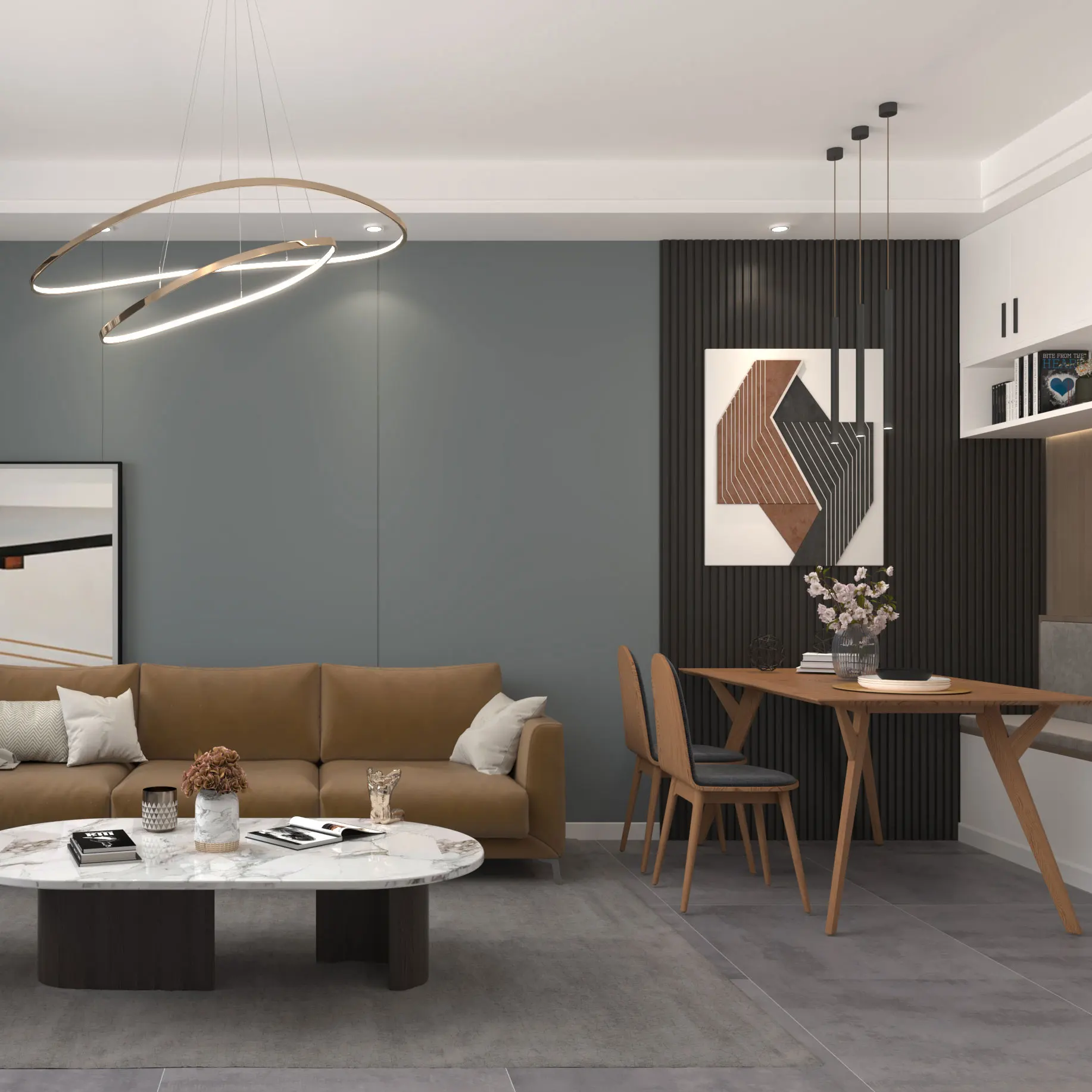 Soundproof Rotproof Luxury Wall Panel Decorative Wallboard Panels Ceiling Board For Public Places Corridor