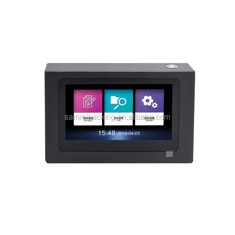 Automatic QR code photo date printing machine coder machine with conveyor with bracket MAX 25.4MM