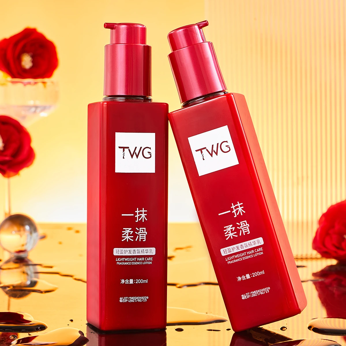 TWG No Wash Hair Serum for Permed Damaged after Styling Hair Mask Lotion Repairing Hair Serum