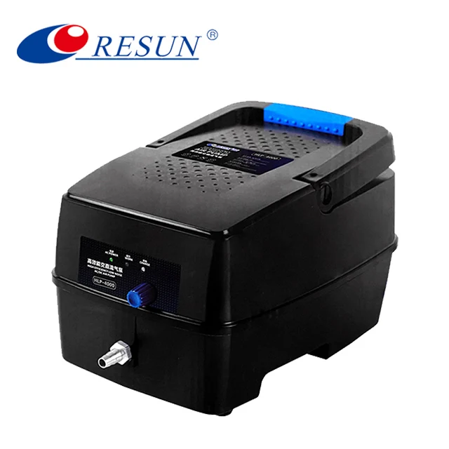 Resun AC/DC Dual-Purpose Mode Low Noise HLP-4000 Oxygen Air Pump