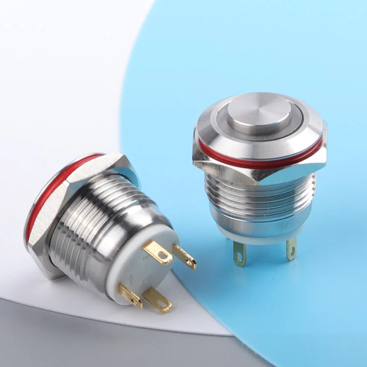 16mm 4pin high with ring light 3.3V 5V 12V 24V button switch emergency button