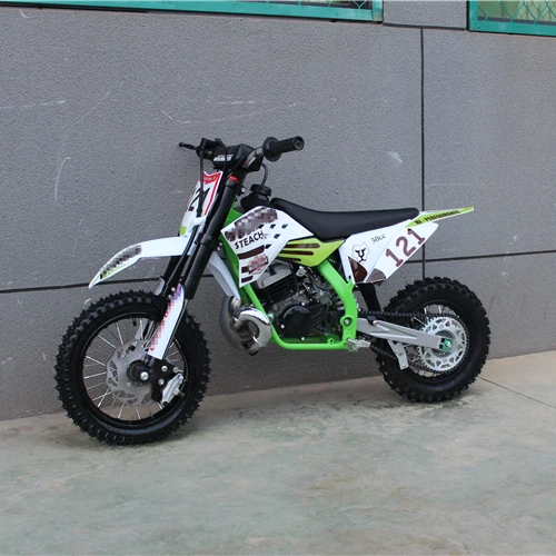 Kids Fashion Racing 50cc 2 Stroke MX Gasoline Pocket Dirt Bikes Cross Moto Motorcycles